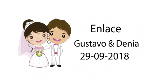 Etiquetas boda novios