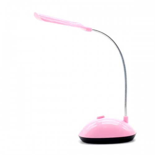Lámpara a pilas rosa