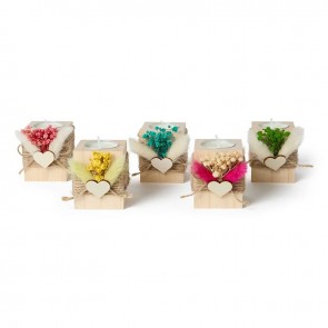 Vela natural floral